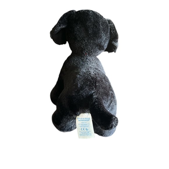 BUILD A BEAR WORKSHOP Black Dog PROMISE PETS 15" Black Labrador No Collar **READ - Picture 10 of 15